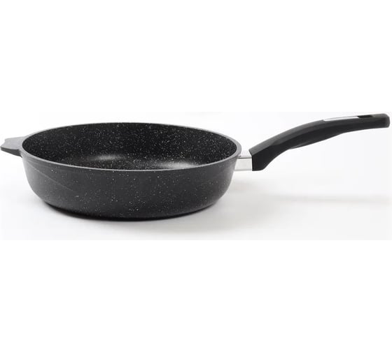 Индукционная сковорода Мечта 22 см с антипригарным покрытием гранит black. induction pro 22802И
