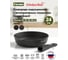 Индукционная сковорода Мечта 24 см с антипригарным покрытием гранит black induction pro со съемной ручкой 024802И 6