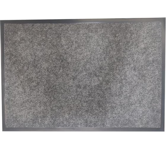 Влаговпитывающий входной ковёр ООО Комус серый, ребристый, 40x60 см 1681963 1