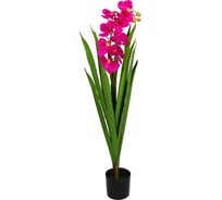Искусственное растение INBLOOM Фаленопсис ярко-розовый 100 см, PEVA, цемент 008-027