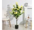 Искусственное растение INBLOOM Роза желтая 130 см, PEVA, цемент 008-020 3