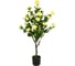 Искусственное растение INBLOOM Роза желтая 130 см, PEVA, цемент 008-020 1