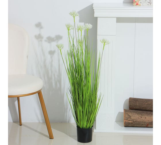 Искусственное растение INBLOOM Осока с цветами 100 см 153-152
