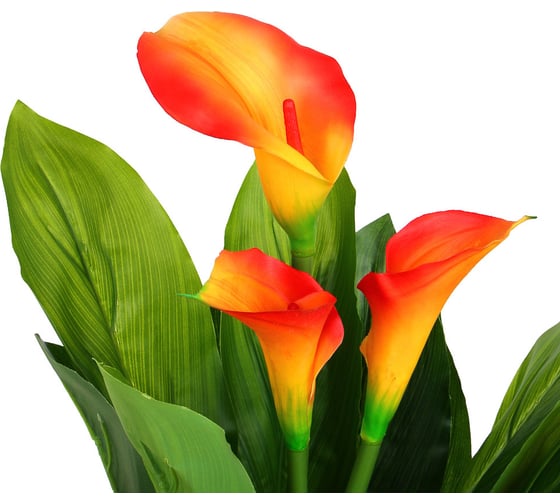 Искусственное растение INBLOOM Каллы 100 см, PEVA, цемент 008-013