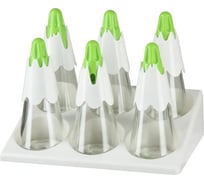 Набор для специй Pomi d'Oro на подставке, 6 шт PGL-075004 Coloriva