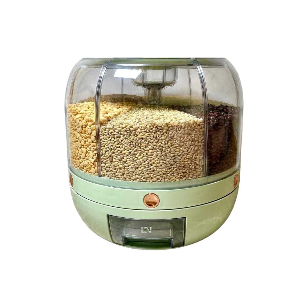 Контейнер с дозатором для хранения сыпучих продуктов Beroma 6 отсеков ...