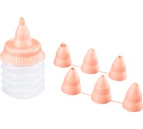 Кондитерский шприц Phibo с насадками 6 шт., 130x70x70 мм 41112700008