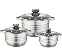 Набор посуды BEKKER premium 6 предметов BK-1440