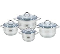 Набор посуды BEKKER de luxe 8 предметов BK-1455