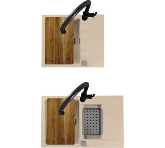 Разделочная доска ALVEUS 250x440, дерево/орех, cadit 1133157