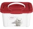 Контейнер для корма Бытпласт с декором lucky pet 5.5 л, кошки, бордовый 434212521 2