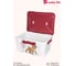 Контейнер для корма Бытпласт с декором lucky pet, 390x290x180 мм, 15.3 л, бордовый 434262121 3