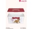 Контейнер для корма Бытпласт с декором lucky pet, 390x290x180 мм, 15.3 л, бордовый 434262121 4