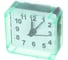 Часы-будильник PERFEO Quartz " PF-TC-001", квадратные 5,5x5,5 см, зелёные 30015194 1