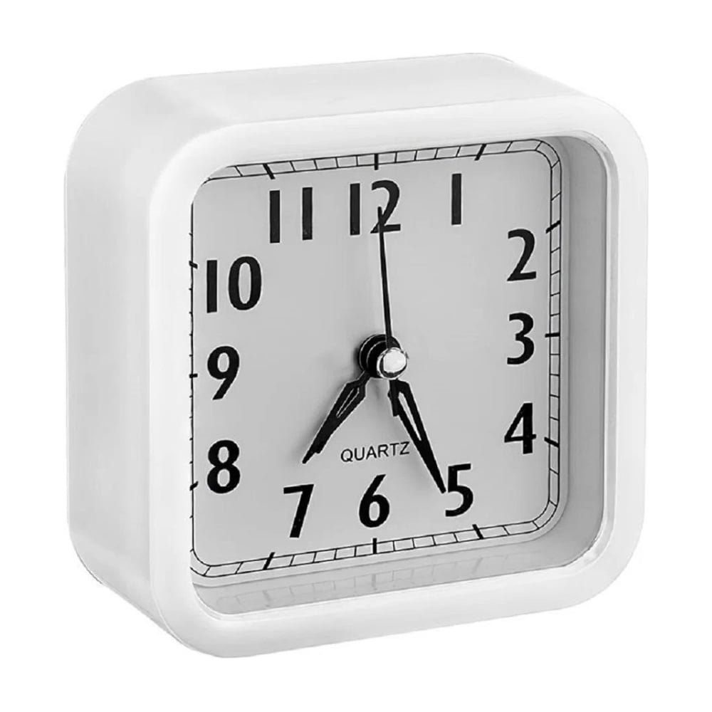 Perfeo Quartz часы-будильник "PF-TC-030", круглые с подсветкой, черный