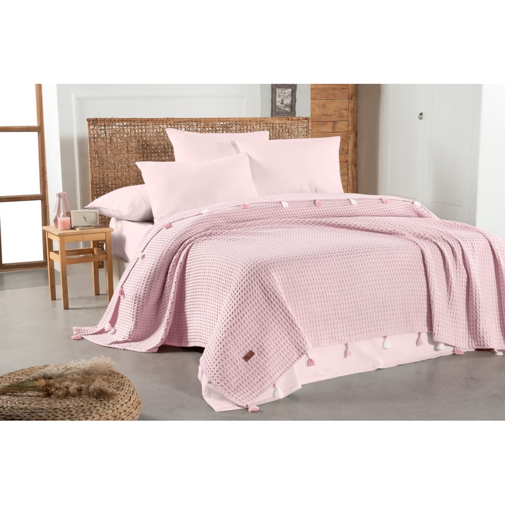 Плед Arya Home arya с кисточками, 200x230, katia розовый 8680943225450 ...