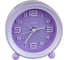 Часы-будильник PERFEO Quartz " PF-TC-007", круглые, 10,5 см, фиолетовые 30015212 1
