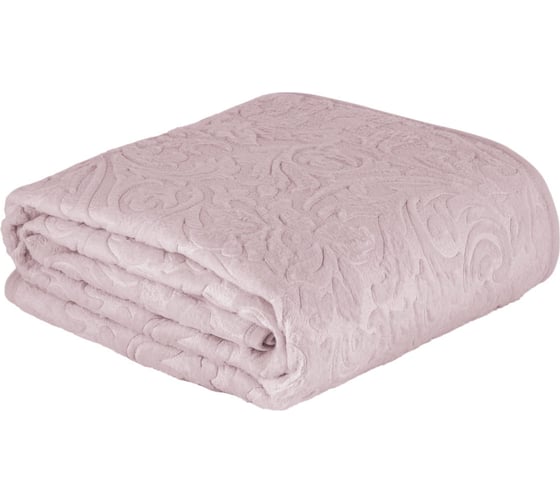 Плед Arya Home arya с тиснением, 220x240, valencia сухая роза 8680943220486 1