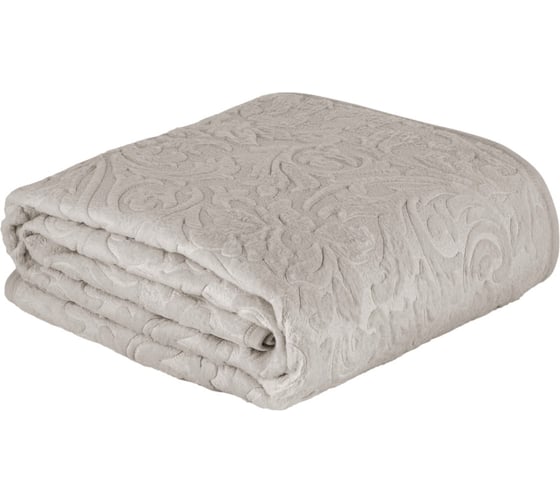 Плед Arya Home arya с тиснением, 220x240, valencia бежевый 8680943220516 1