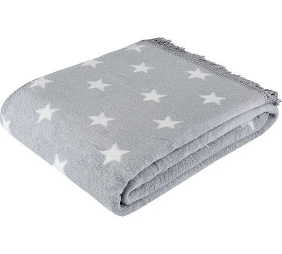 Плед Arya Home arya хлопок, 200x220, star серый 8680943213419 1