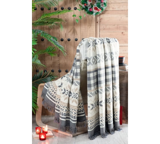 Плед Arya Home arya хлопок, 150x200, holly 8680943220301
