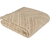 Плед Arya Home arya хлопок, 150x200, orge бежевый 8680943220349