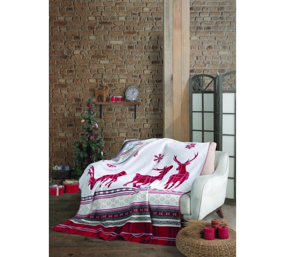 Плед Arya Home arya хлопок, 150x200, advent 8680943220141
