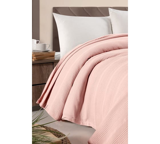 Плед Arya Home arya хлопок, 210x235, joyce розовый 8680943225122
