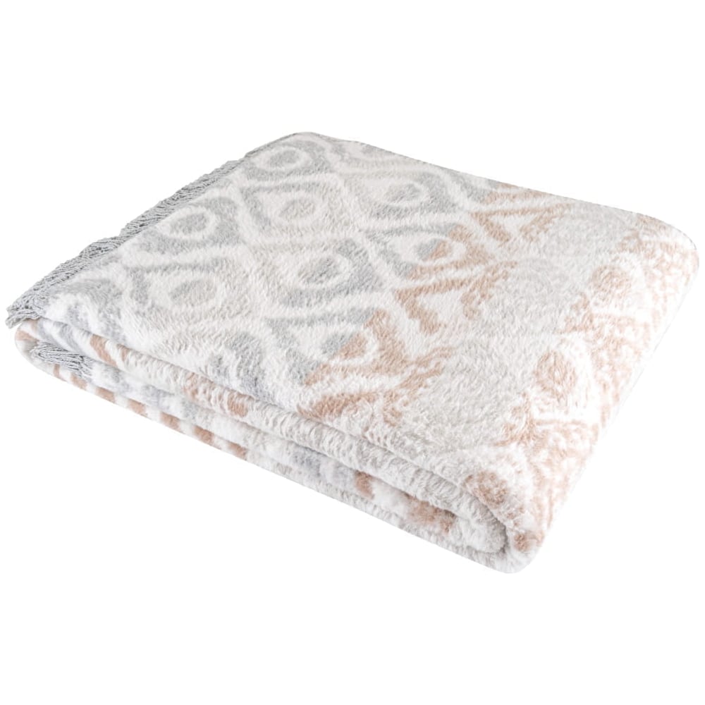 Плед Arya Home arya хлопок, 150x200, lily бежевый, серый 8680943220684 ...