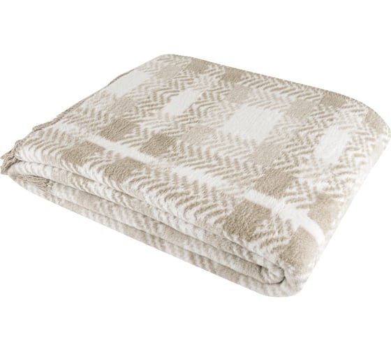 Плед Arya Home arya хлопок, 150x200, tina бежевый 8680943220608 1