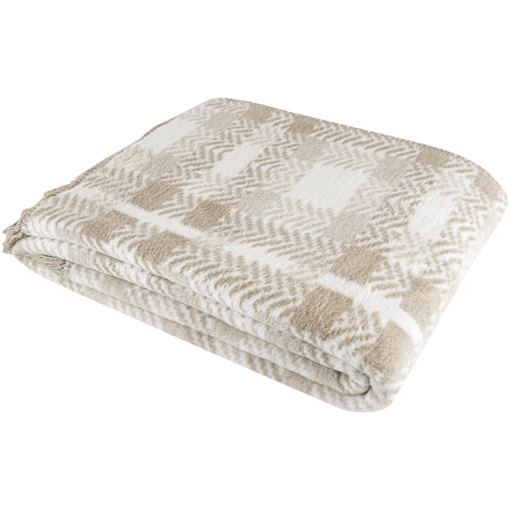 Плед Arya Home arya хлопок, 200x220, tina бежевый 8680943220615 ...
