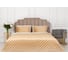 Покрывало Arya Home arya бархат, 250x260, 2 наволочки 50x70+5, ansel золотистый 8680943114044 2