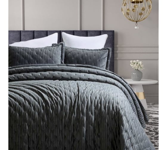 Покрывало Arya Home arya бархат, 250x260, 2 наволочки 50x70+5, arvis 8680943083906