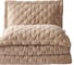 Покрывало Arya Home arya бархат, 250x260, 2 наволочки 50x70+5, ansel бежевый 8680943083845 1