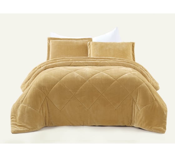 Покрывало Arya Home arya шерпа, 180x230, leron золотистый 8680943220004