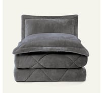 Покрывало Arya Home arya шерпа, 230x250, leron серый 8680943220035