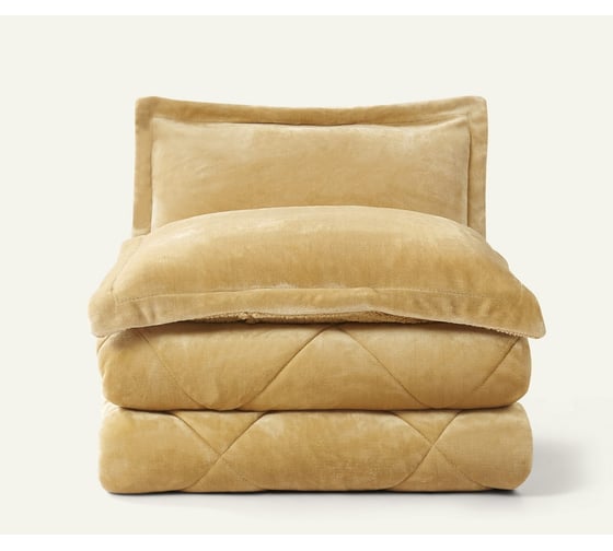 Покрывало Arya Home arya шерпа, 230x250, leron золотистый 8680943220011