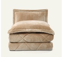 Покрывало Arya Home arya шерпа, 230x250, leron бежевый 8680943220059