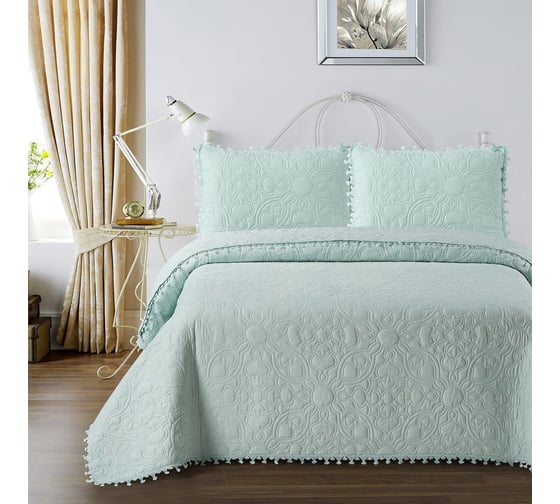 Покрывало Arya Home arya с вышивкой, 250x260 liya 8680943102539