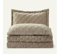 Покрывало Arya Home arya велюровое, 250x260, ansel коричневый 8680943114082