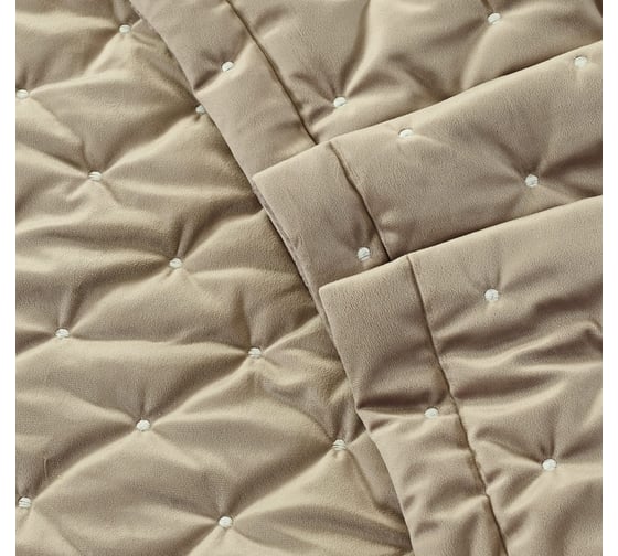 Покрывало Arya Home arya велюровое, 250x260, ansel коричневый 8680943114082