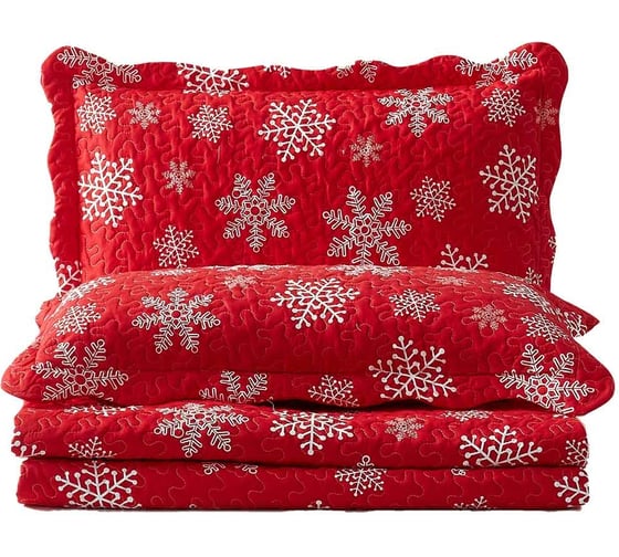 Покрывало Arya Home arya печатное, 250x260, december красный 8680943112507 1