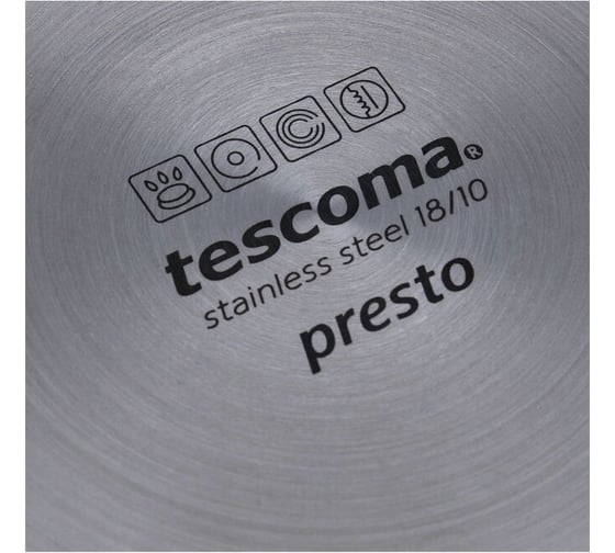 Кастрюля с крышкой Tescoma presto высокая 24 см 728024