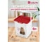Контейнер для корма с декором Бытпласт lucky pet 8 л, кошки, бордовый 434212921 4