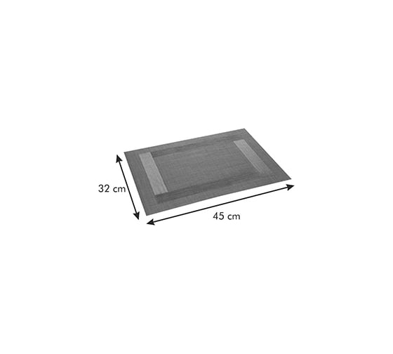 Сервировочная салфетка Tescoma flair frame 45x32 см, цвет коричневый 662096