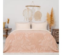 Покрывало Arya Home arya махровое, 160x220, botanical garden, бежевый 8680943110312