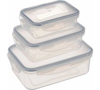Контейнер Tescoma freshbox 3 шт. 0.2, 0.5, 1.0 л, прямоугольный 892090
