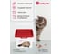 Контейнер для корма с декором Бытпласт lucky pet 5.3 л, кошки, бордовый 434212721 6