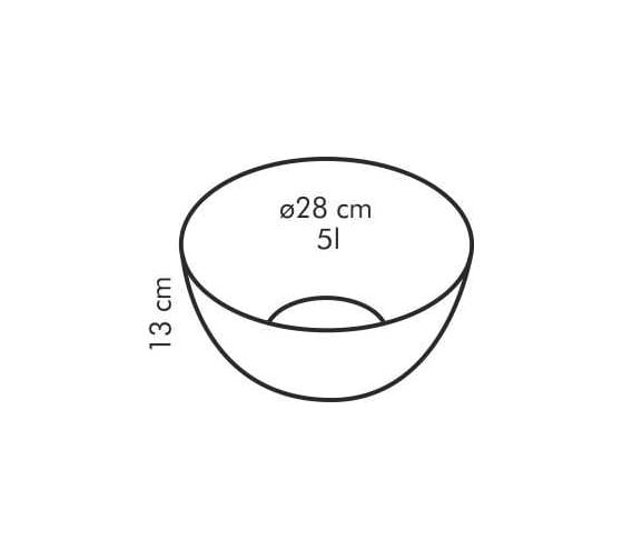 Стеклянная миска Tescoma giro 28 см 389228