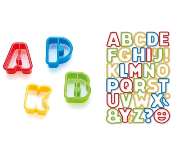 Формочки азбука Tescoma delicia kids 34 шт 630925